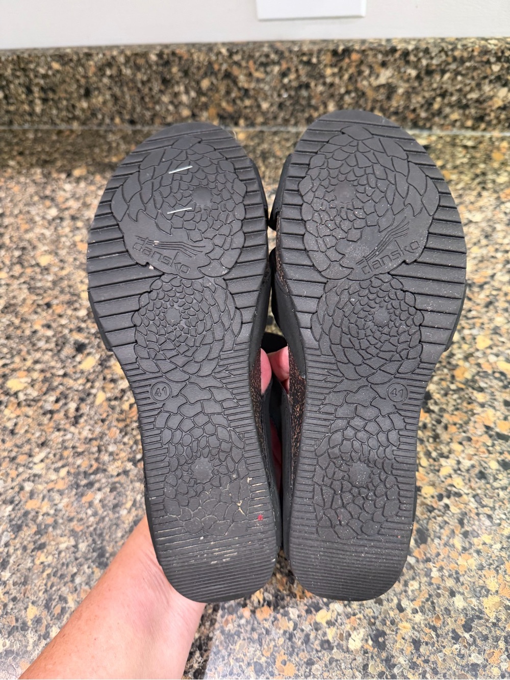 Dansko Women's Black Slide Sandals with Buckle 41 - Picture 11 of 11